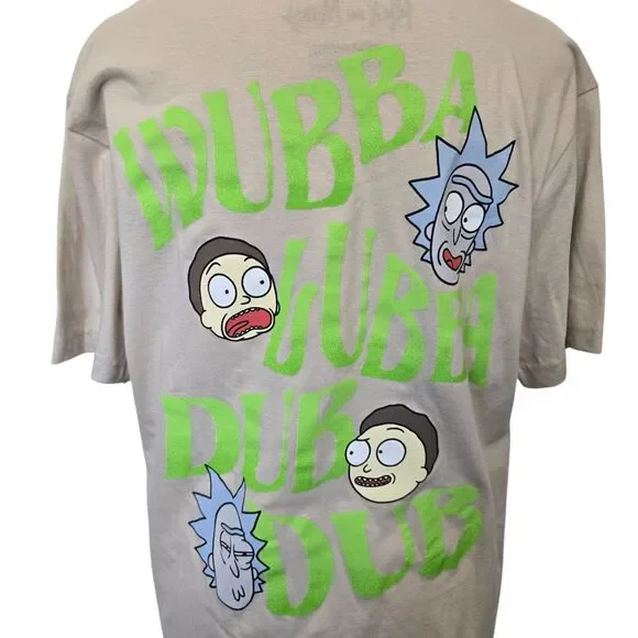 🛸 Rick and Morty “Wubba Lubba Dub Dub” Graphic T-Shirt | Size M | Like New - Picture 5 of 10